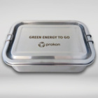 Edelstahl Lunchbox mit Lasergravur