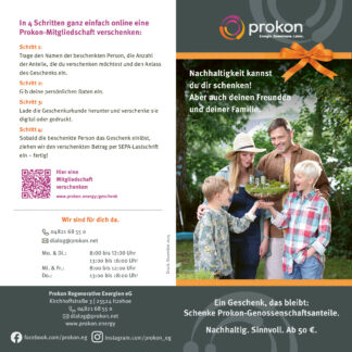 Flyer-Mitgliedschaft verschenken