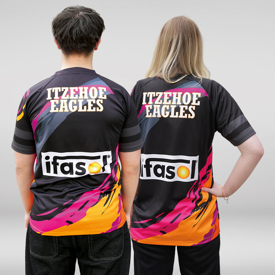 Original Aufwärmshirt der Itzehoe Eagles – Bild 2
